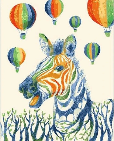 Schilderen op Nummer Zebra PBN931
